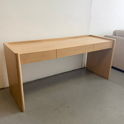 Article Torme 70" Desk In White Oak