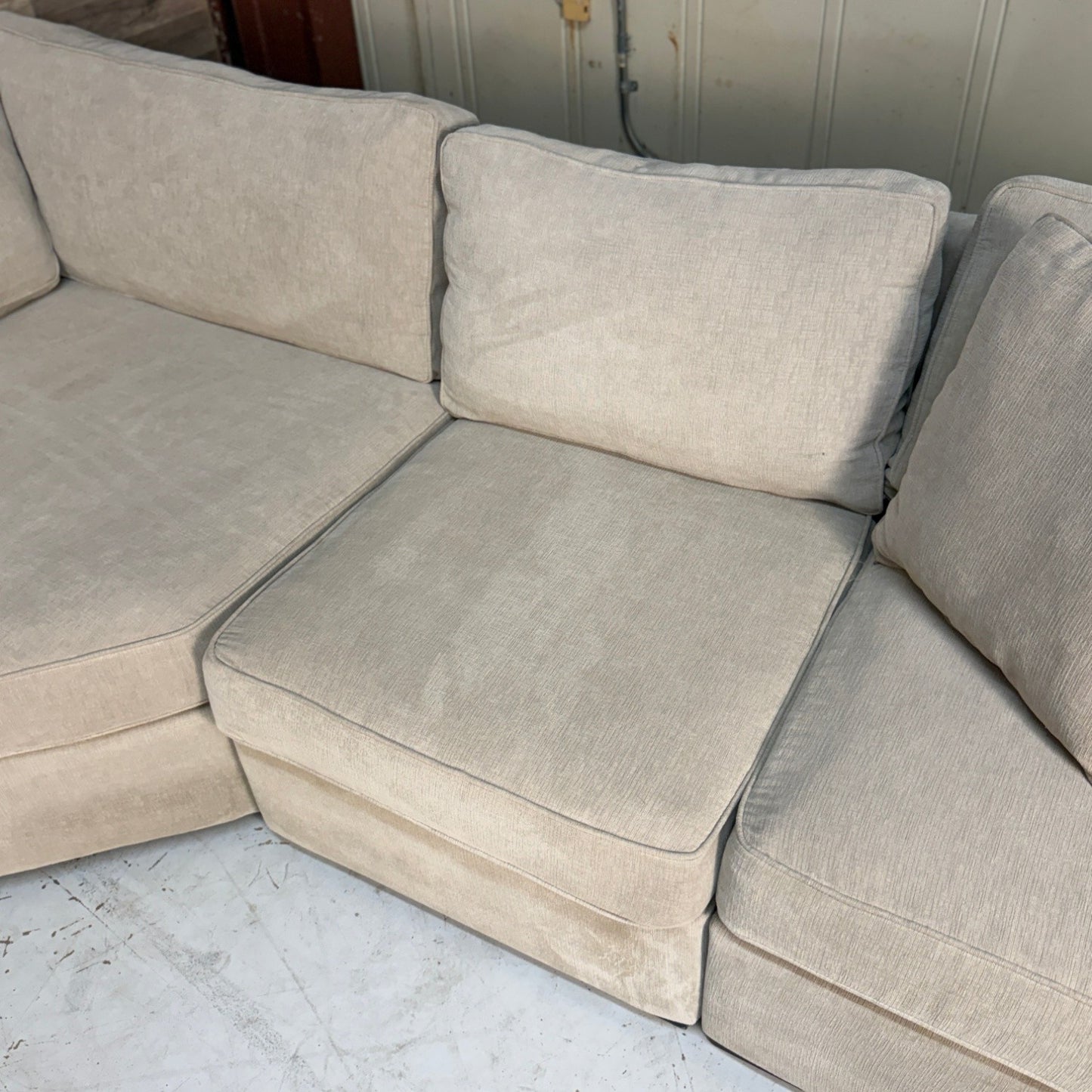 Macy's Radley Beige U Shape 5-Piece Sectional
