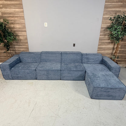 Rove Labs "M1" Blue 5-Piece Modular Sectional