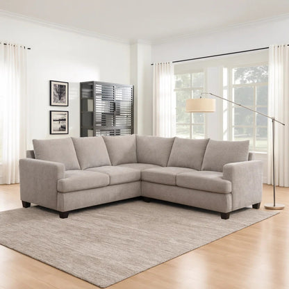 Gray Sonia Fabric Sectional