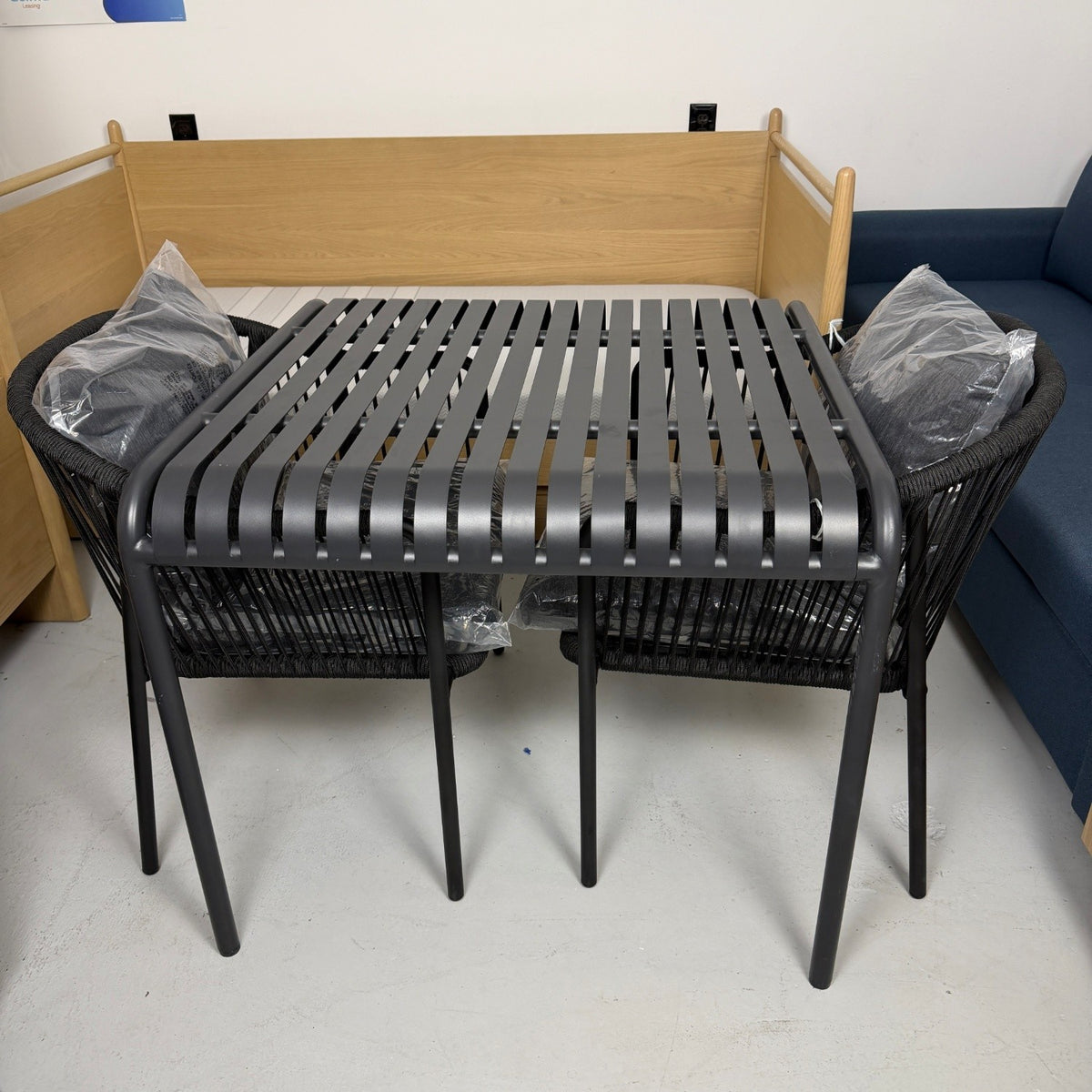 Article "Sarek" 35.5" Outdoor Dining Table + 2 "Calicut" Chairs
