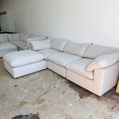 Beige Modular Cloud Couch