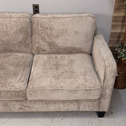 Grey Chenille 3 Seater Sofa