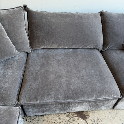 Sereen 6-piece Modular Sectional In Dark Gray