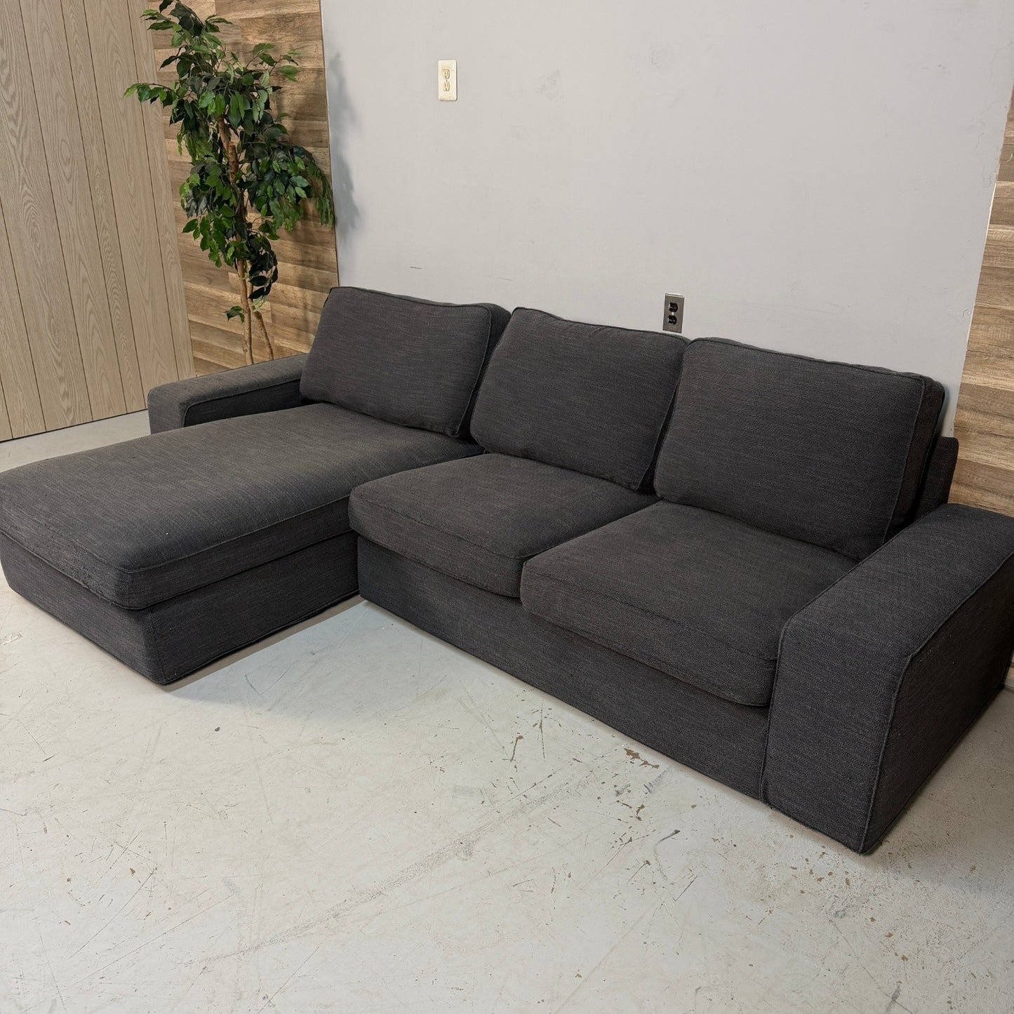 Grey Ikea Kivik Sectional
