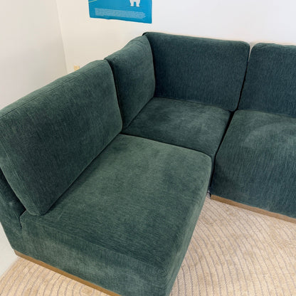 Henredon Murphy Fabric 6-piece Modular Sectional with Ottoman