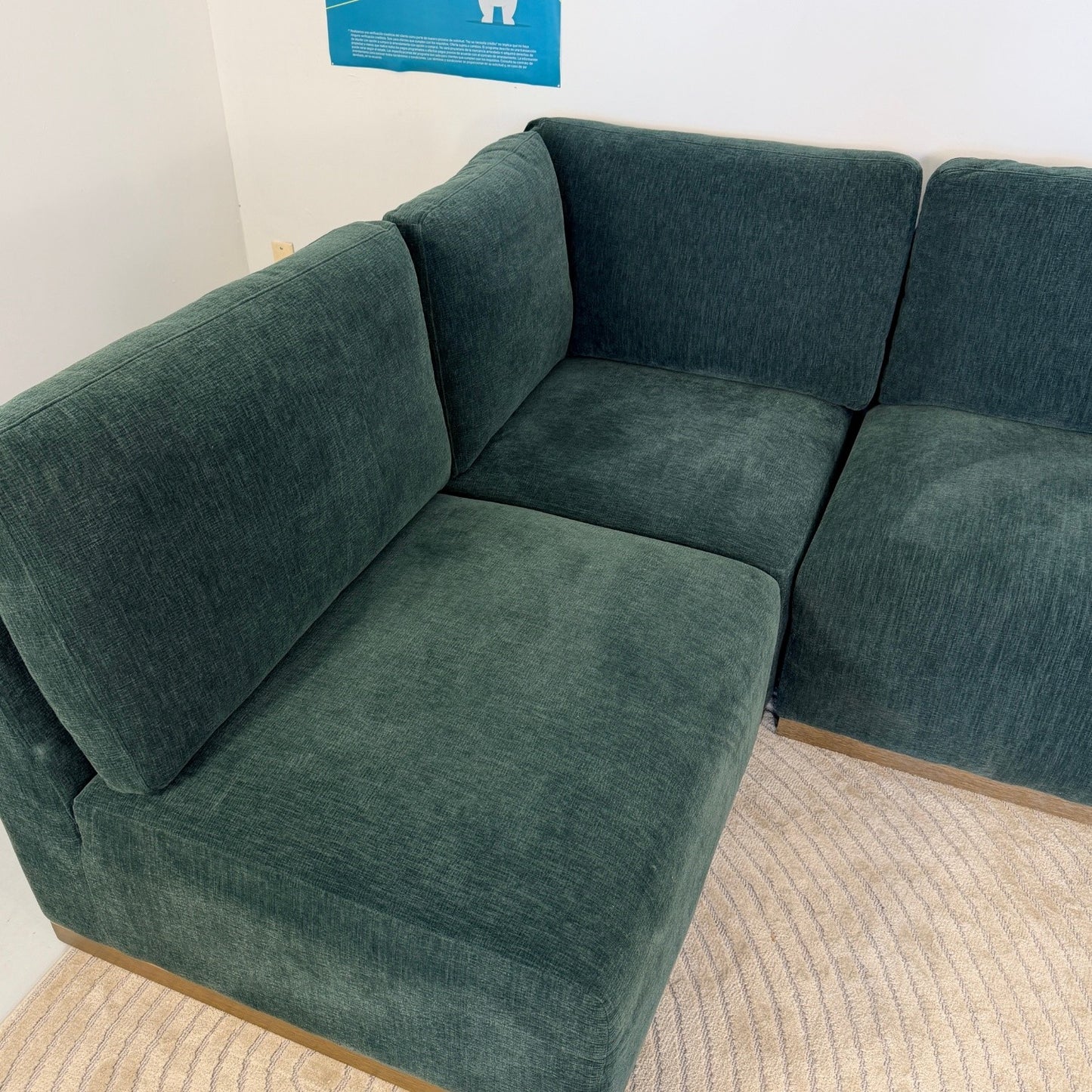 Costco Henredon Murphy Fabric 6-piece Modular Sectional with Ottoman