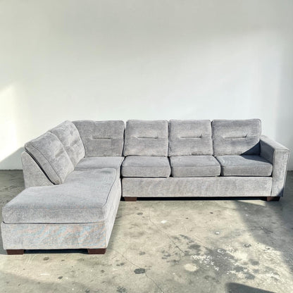 Grey 2-Piece Sectional From Bob's Furniture