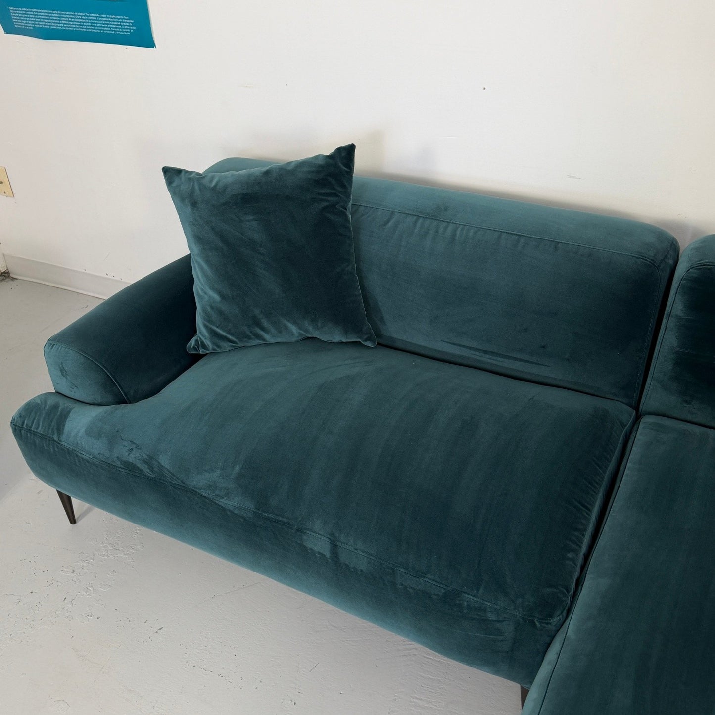 Article "Abisko" 94.5" Velvet Sectional