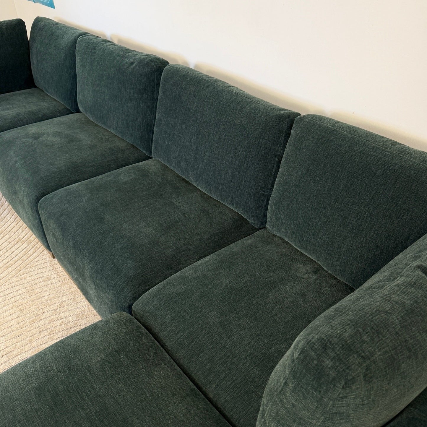 Costco Henredon Murphy Fabric 6-piece Modular Sectional with Ottoman