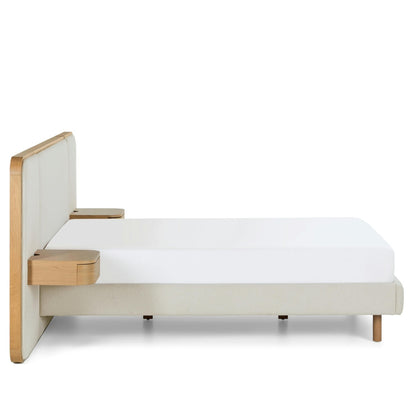 Article "Bjorn" Queen Upholstered Bed with Nightstands Set