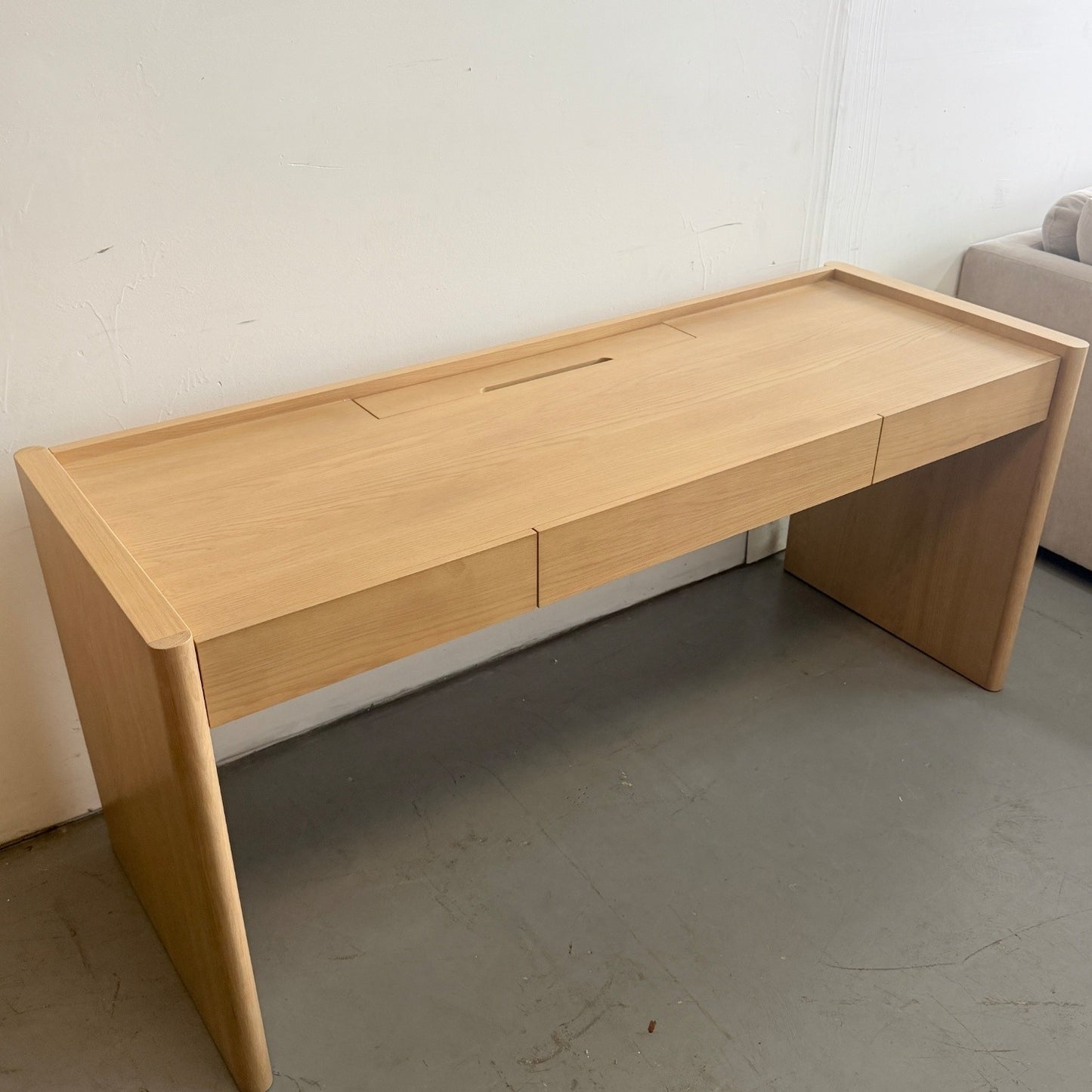 Article Torme 70" Desk In White Oak
