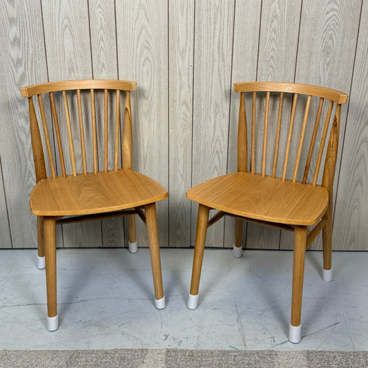2 Article Rus Dining Chair In Light Oak