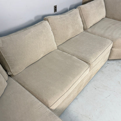 Macy's Radley Beige U Shape 5-Piece Sectional