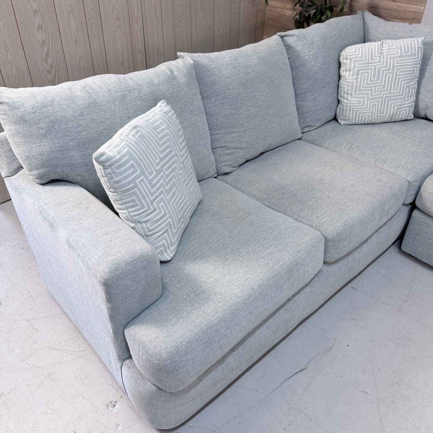 Grey U Shape Sectional