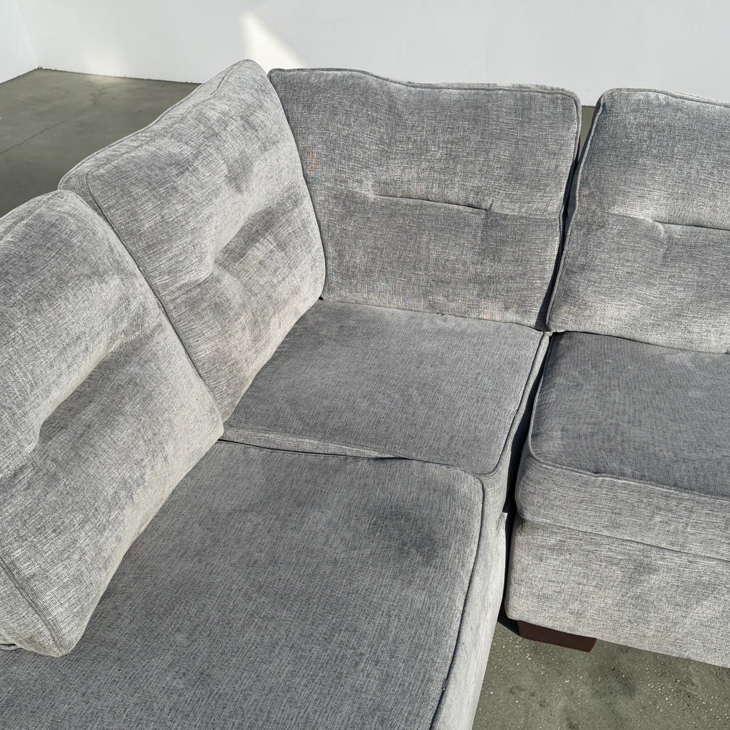 Grey 2-Piece Sectional From Bob's Furniture