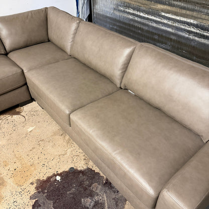 Tayler Top Grain Leather Sectional