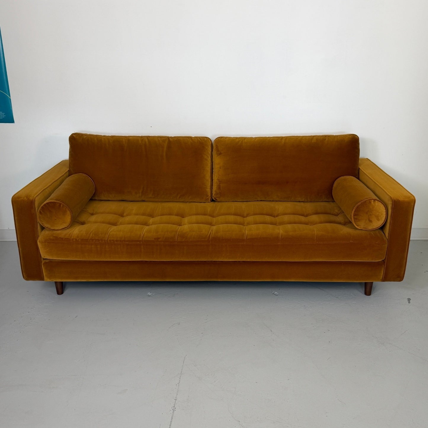 Article "Sven" 88" Tufted Velvet Sofa