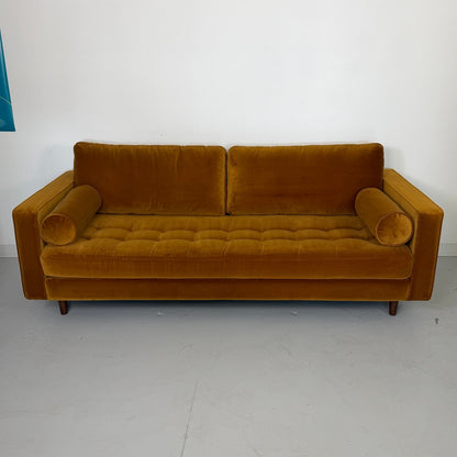 Article "Sven" 88" Tufted Velvet Sofa