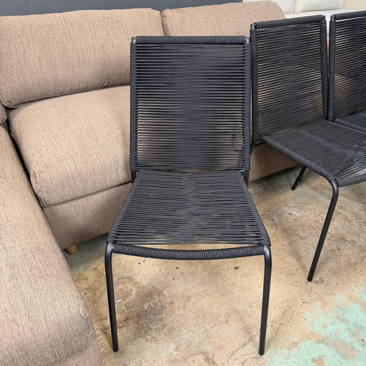 6 Article "Zina" Outdoor Stackable Dining Chairs