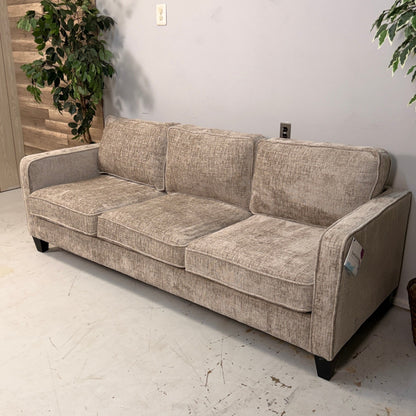 Grey Chenille 3 Seater Sofa