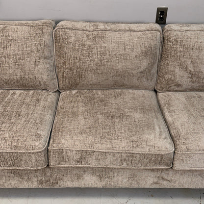 Grey Chenille 3 Seater Sofa