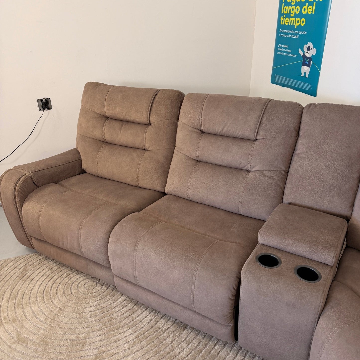 Brown "Carmelo" Reclining Sectional