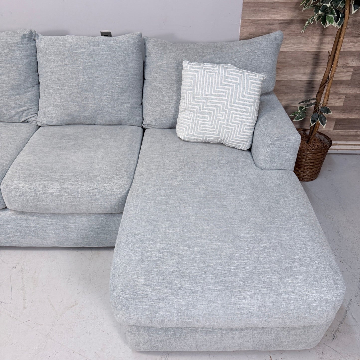 Grey U Shape Sectional