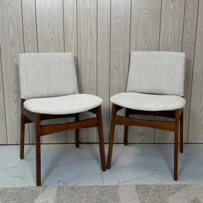 2 Article Grey Nosh Dining Chairs