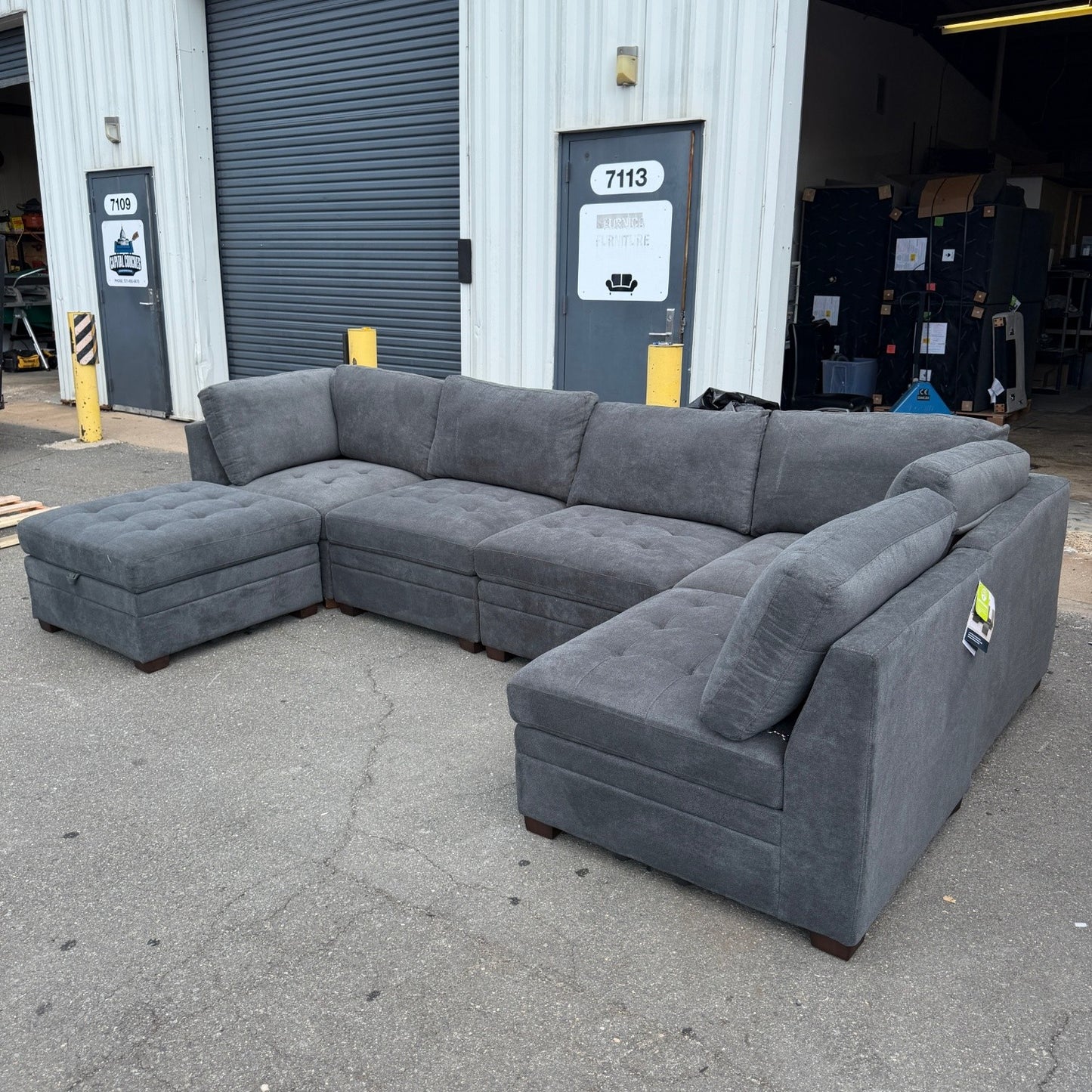 Grey Thomasville Tisdale Modular Sectional