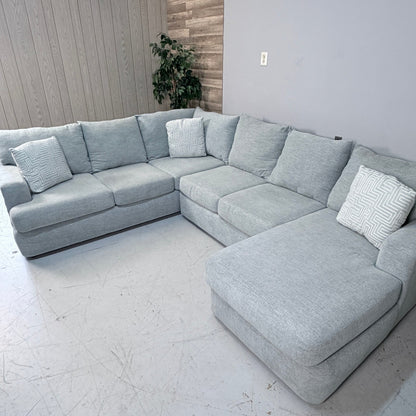 Grey U Shape Sectional