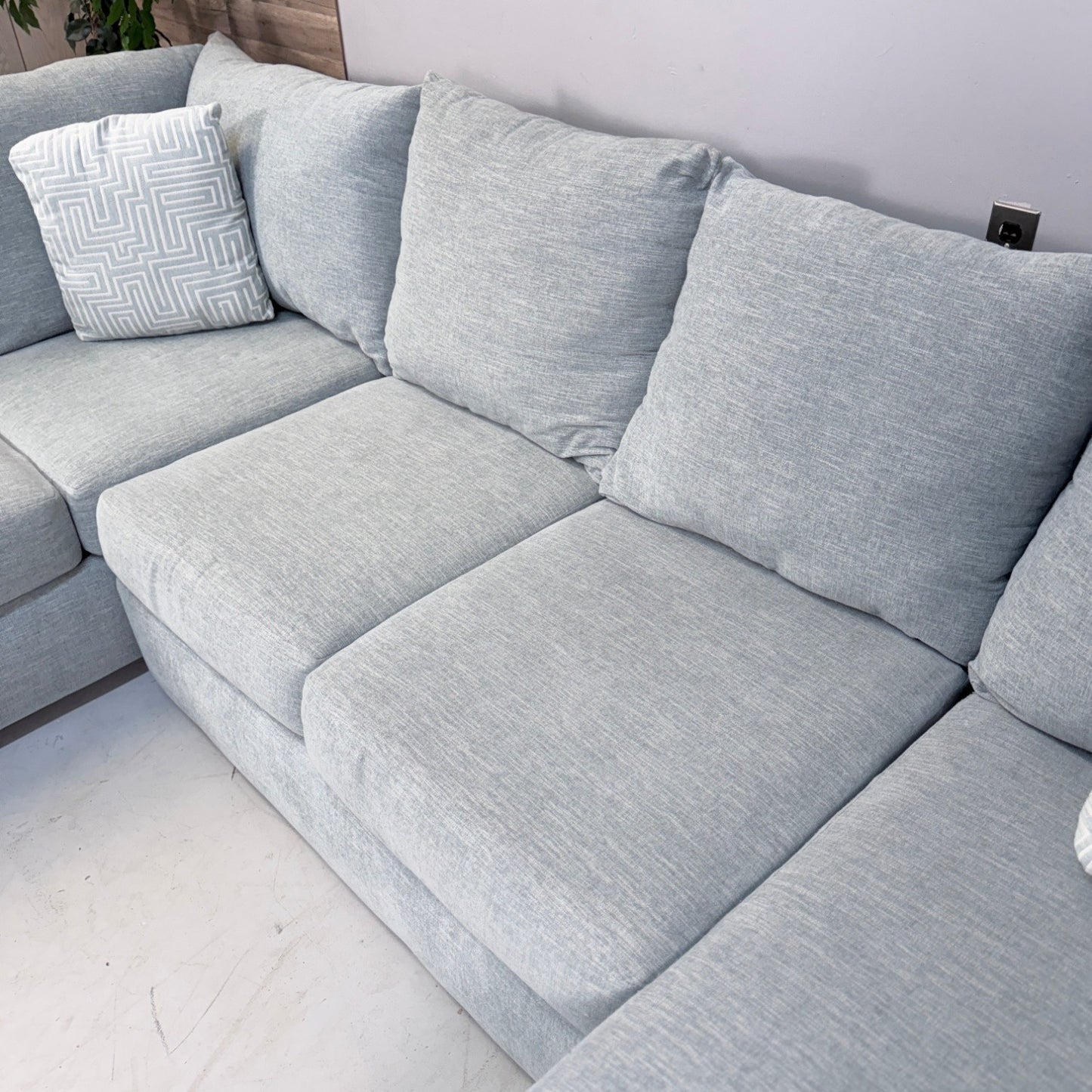 Grey U Shape Sectional
