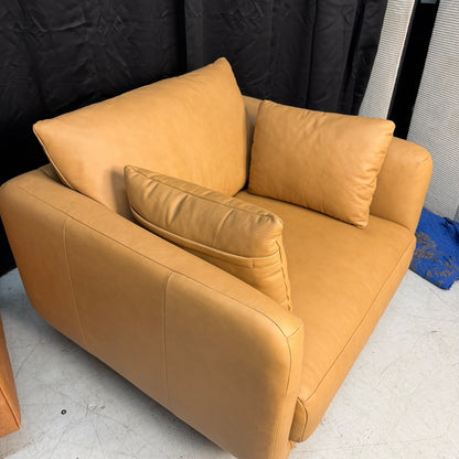 Article "Nora" 40.5" Leather Lounge Chair