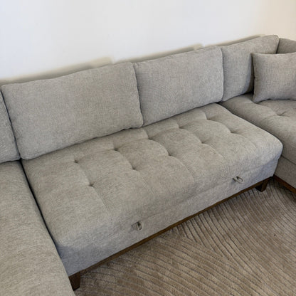 Thomasville Tavish Double Chaise Sectional with Storage