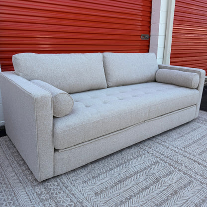 Article Sven 88" Tufted Sofa Bed - Ratine Buff