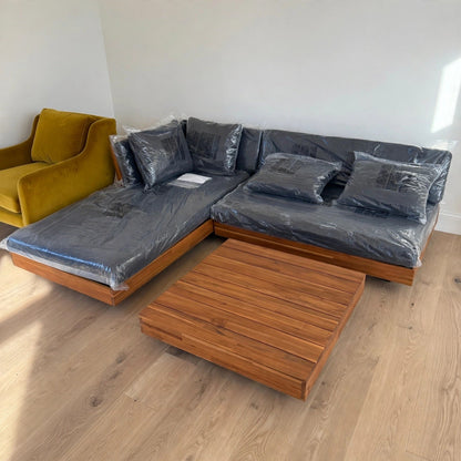 Article "Lubek" Outdoor Sectional Set with Ottoman