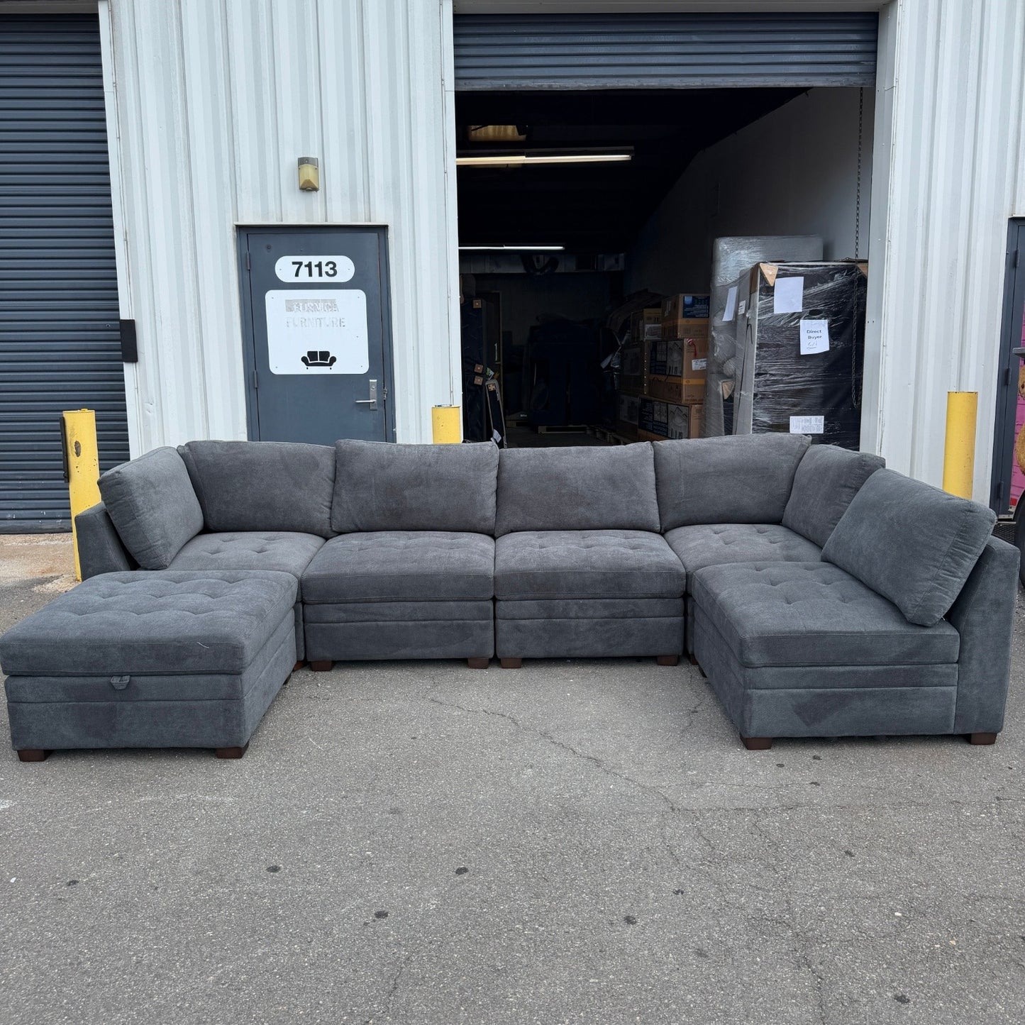 Grey Thomasville Tisdale Modular Sectional