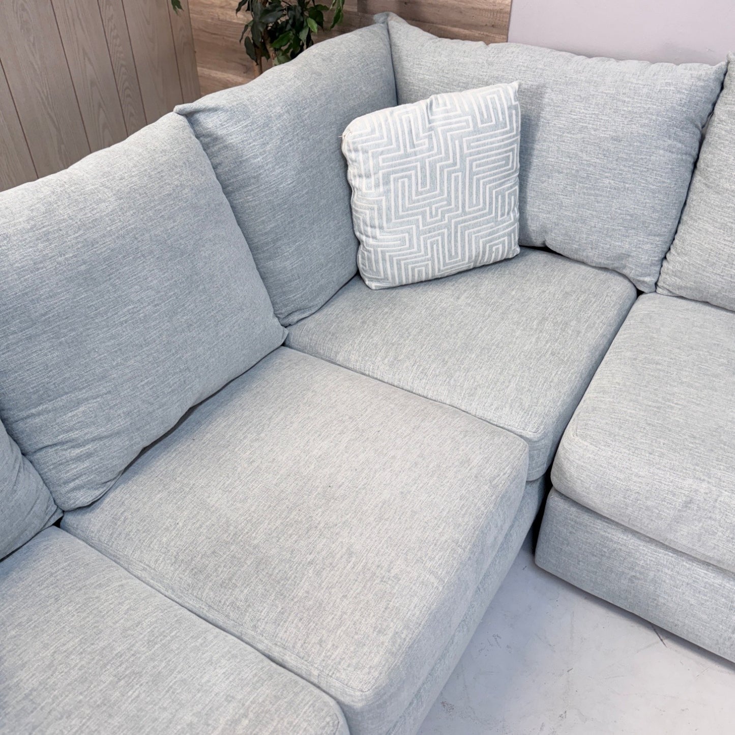 Grey U Shape Sectional