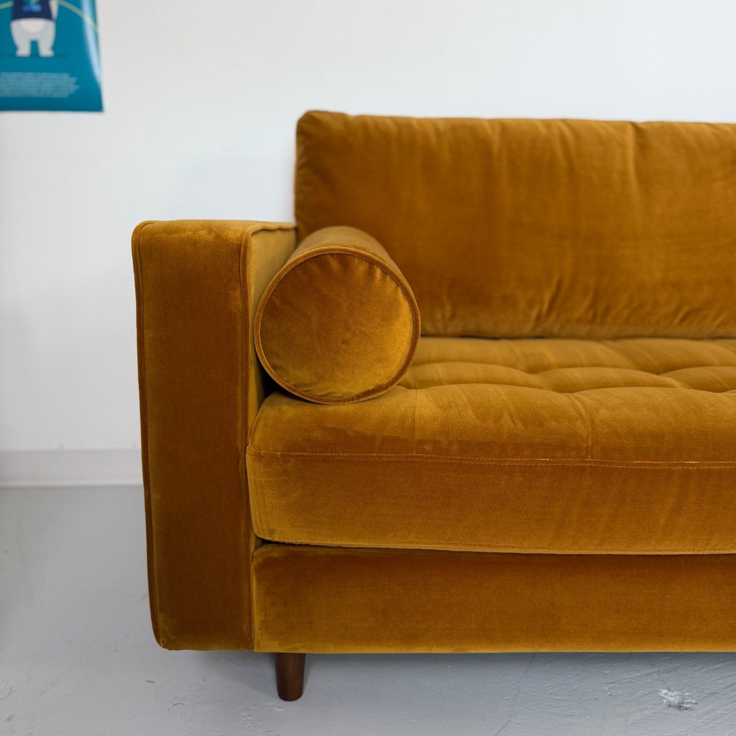 Article "Sven" 88" Tufted Velvet Sofa
