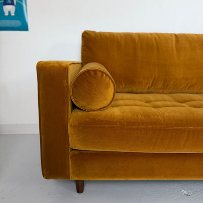 Article "Sven" 88" Tufted Velvet Sofa