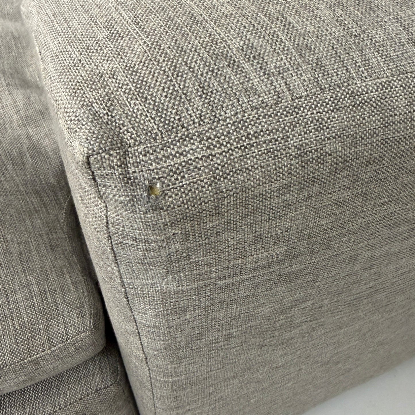 Living Spaces "Shuffle" Gray Reversible Sectional