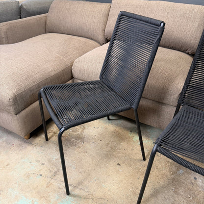 6 Article "Zina" Outdoor Stackable Dining Chairs
