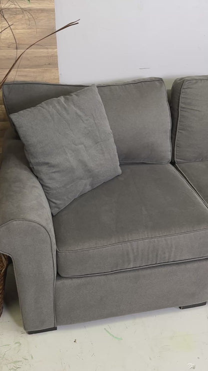 Macy’s 3-Piece Grey Sectional