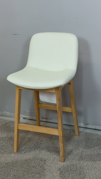 3 Rove Concepts Leather Aubrey Counter Stools