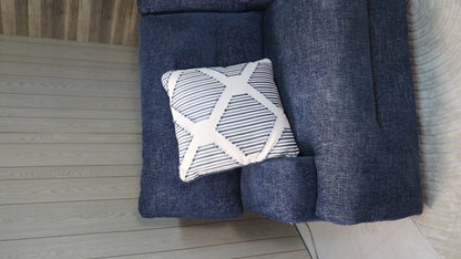 Blue 7-Piece Recliner Sectional From Ashleys