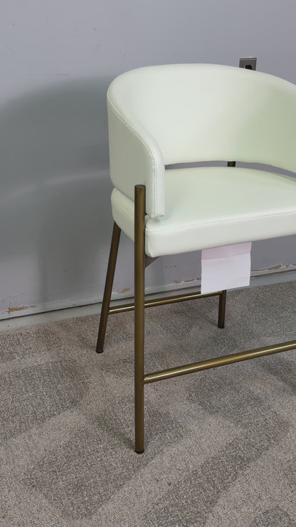 4 Rove Concepts Leather Solana Counter Stools