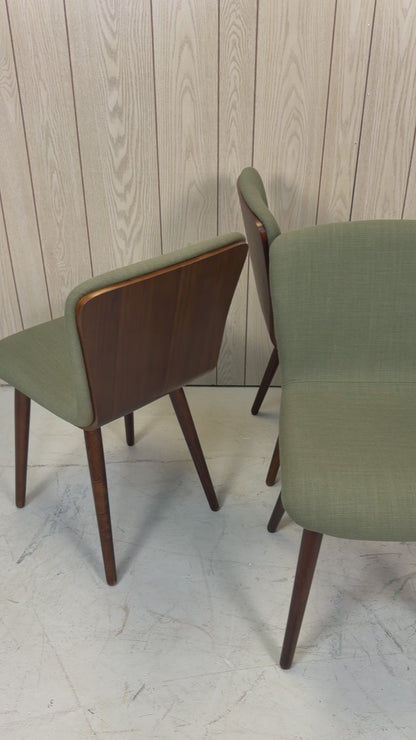 2 Article Sede Green Dining Chairs