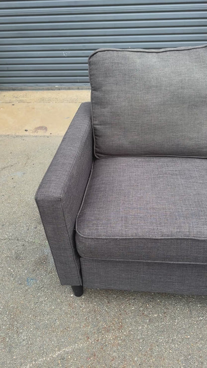 Reversible Black Sectional