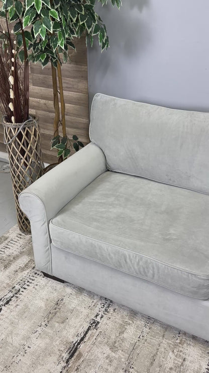 Grey Velvet Sofa